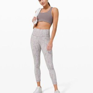 Lululemon Wunder Under High-Rise Tight Leggings Luxtreme White/Silver Pattern